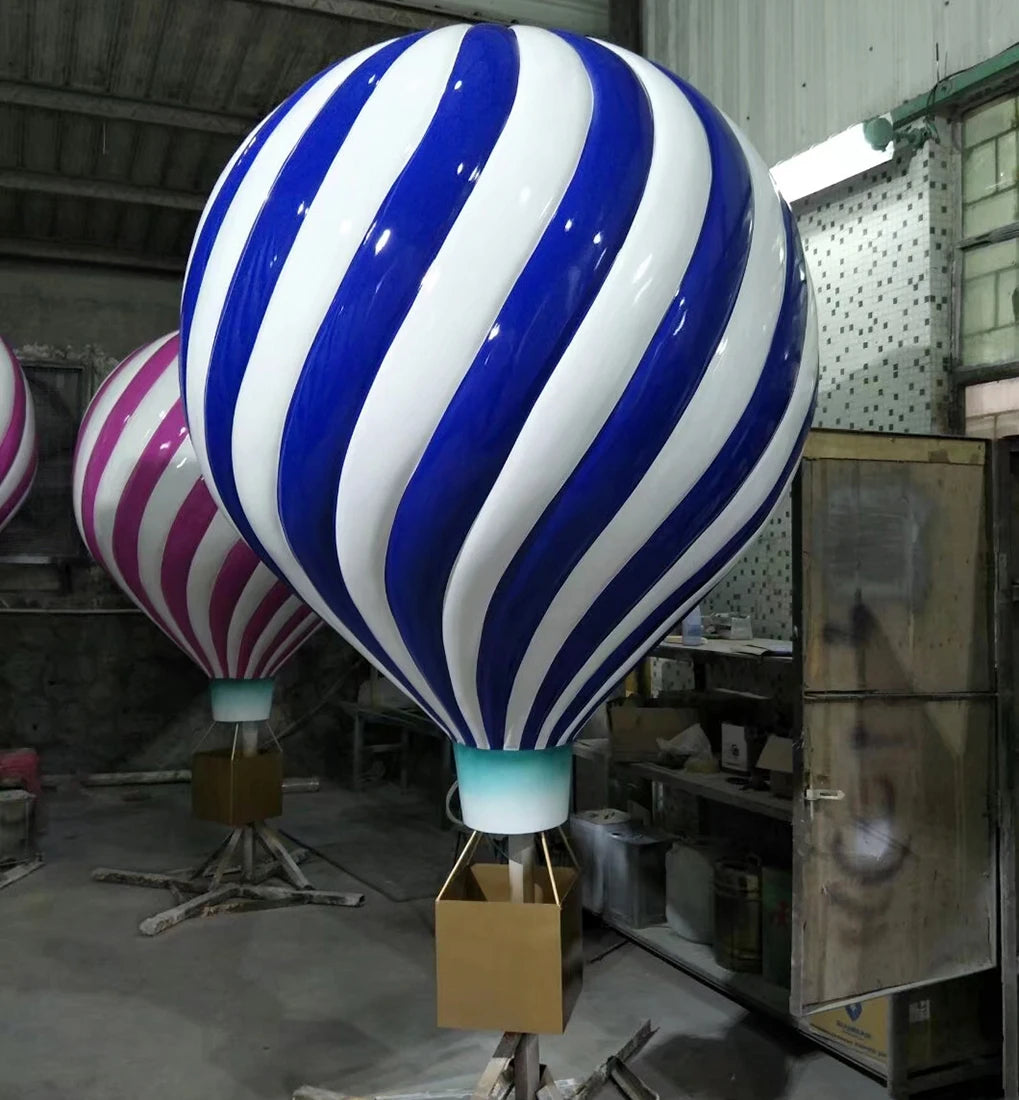 Fiberglass Hot air Balloon Display/ Hot air Balloon Decoration/ Resin Hot air Balloon