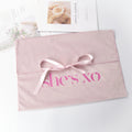 Wholesale Envelope Velvet Bag Recyclable Belt Pillow Packing Pouch With Bow Dust Velvet Envelope Gift Bag