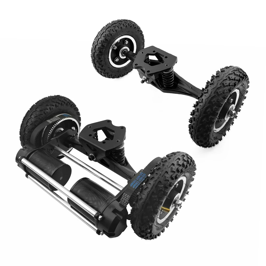 Electric Skateboard No Conversion Kit With Bracket and 8 Inch 9 Inch Off-road Wheel Belt Drive With Protection Cover