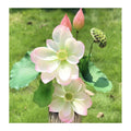 Floating Pond Water Lily PU Real Touch Artificial Lotus Flowers for Wedding Home Decoration