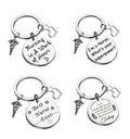 Best Nurse Ever Keychain Keyring Nurse Appreciation Gift Stainless Steel Key Chain
