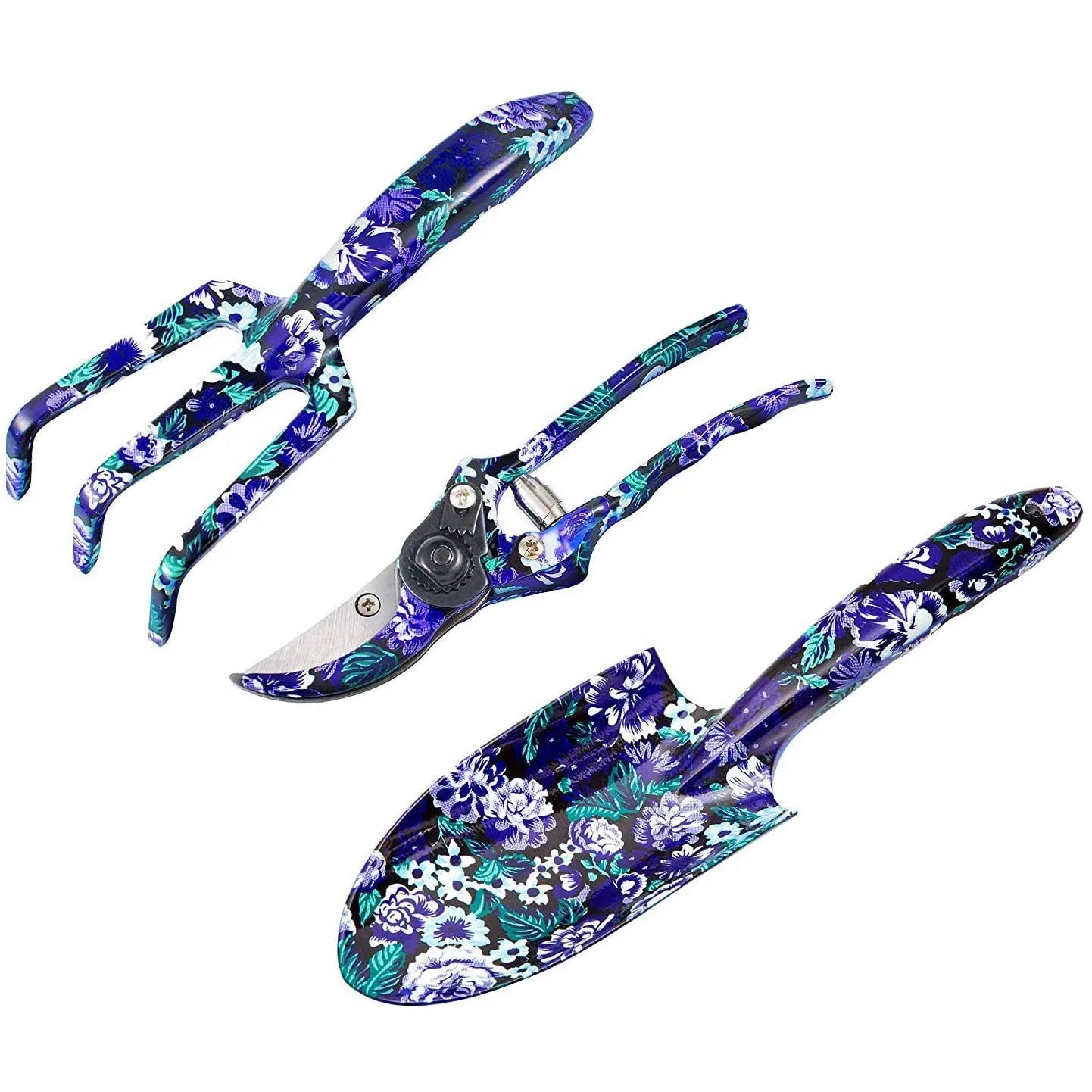 Gardening Tools Set of Three Sets of Aluminum Printed Garden Tool Set Printed Shovel Patio Flower Gardening Tools OEM Modern