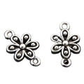 Metal Jewelry End Connections Alloy Connector Flower Pendants  DIY Bracelet Necklace Accessories Wholesale Cheap Prices