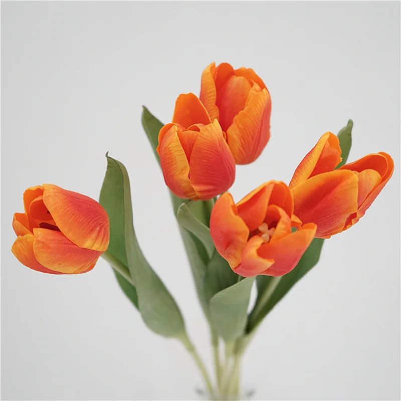Wholesale Latex Real Touch Mini Tulips Wedding Artificial Flowers Tulip for Sale