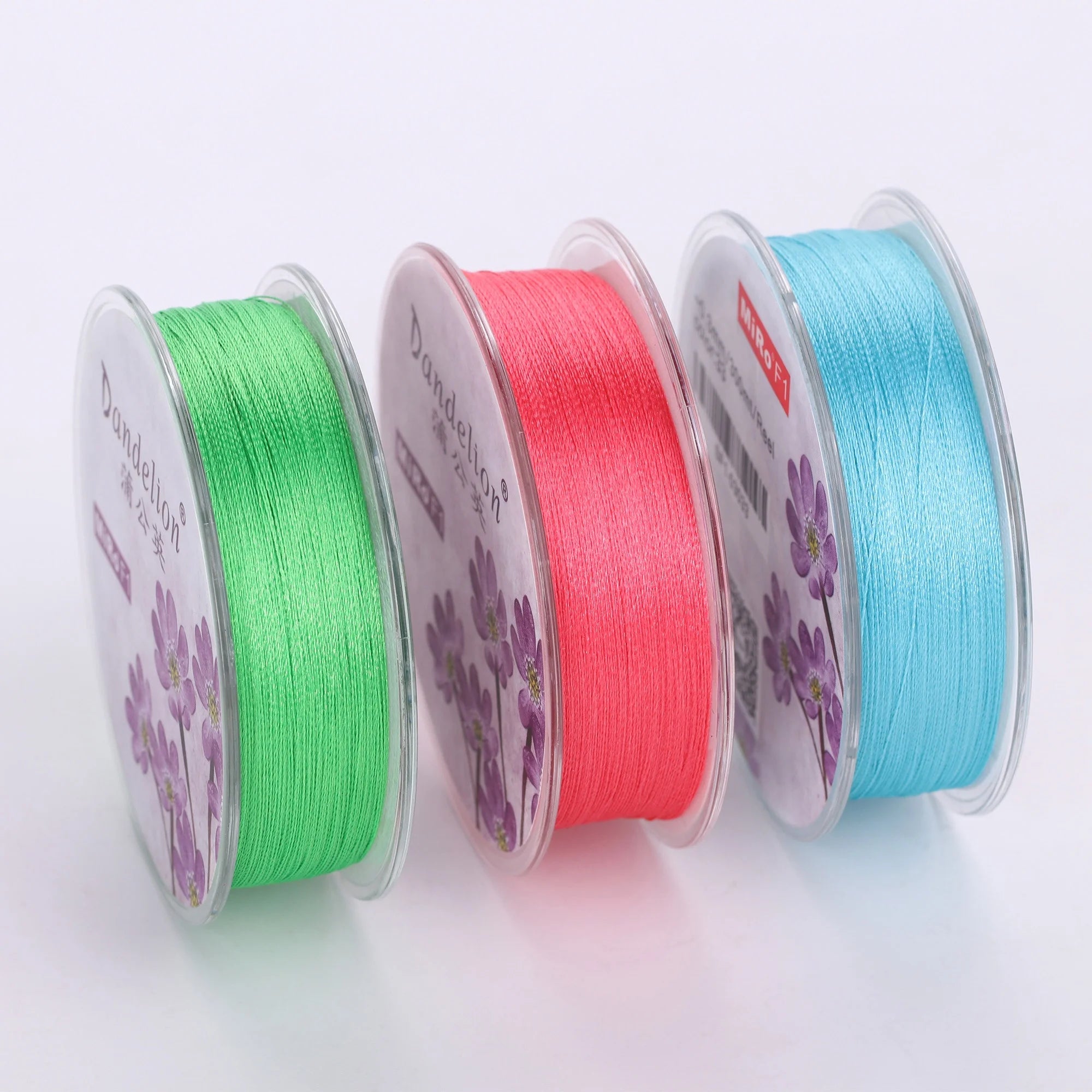 Dandelion F1 0.3mm 001#~060# Color Jewelry Cord Polyester Cord Jewelry Accessories Bracelet and Necklace Material 120 Colors