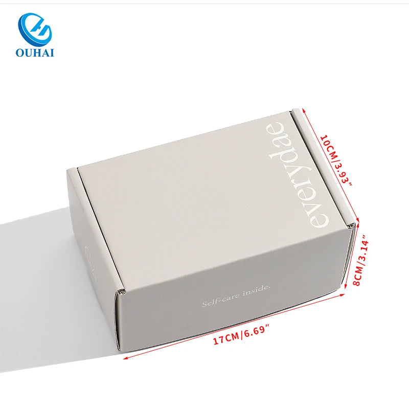 Custom Recyclable Glossy Cardboard Boxes Shipping Mailer Boxes Wholesale Degradable Mailing Boxes Corrugated Paper Packaging