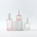 Hot Sale Matte Frosted Glass Cylinder Lotion Pump Skincare Bottles 30ml 50ml 100ml Cosmetics Packaging Thick Bottom