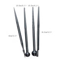 4pcs Peony Flower Petal Texture Ruffles Molding Ball Sticks Sugarcraft Fondant Cake Decorating Tools Kitchen Dessert Decoration