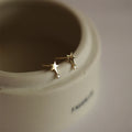 Unique Design Trending Girls Jewelry Real Gold Plating Star Stud Earrings