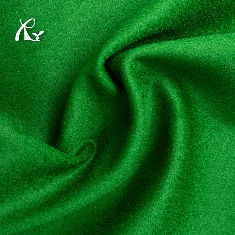 1.58m Width Semi PU Flocked Billiard Snooker Table Cloth Green Fabric Home Textile