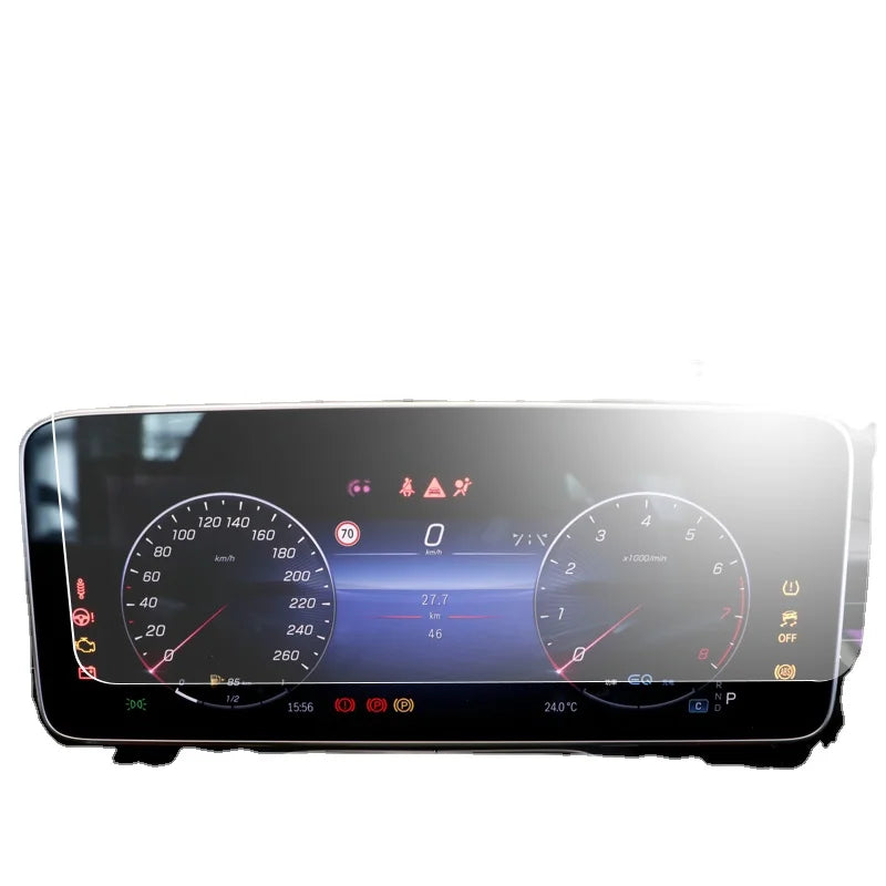 Automobile Toughened Film for Mercedes-Benz Class C C200L Navigation Temper Glass C260L Central Control Display Screen