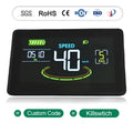 Multifunctional Ebike Display with Backlit LCD Screen Speed Distance and Odometer Compatible with Electric Bikes and Scooters