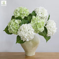 High Quality Artificial Latex Hydrangea Flower Real Touch for Party Hotel Wedding Table Decorative Flowers Blue White Pink