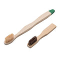 Tingsheng Eco-Friendly Bamboo Toothbrush Small Disposable Hard Bristle Toothbrush Adults Children Free Sample Home Travel Use