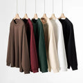 Wholesale Custom 100% Cotton T-shirt 300gsm Unisex Long Sleeve Tshirts