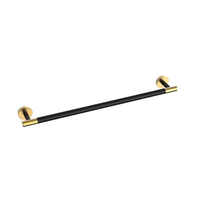Good Price Top Selling Products Black Gold Towel Holder Wall Mounted Towel Rack for Bathroom Towel Bar Bathroom Metal