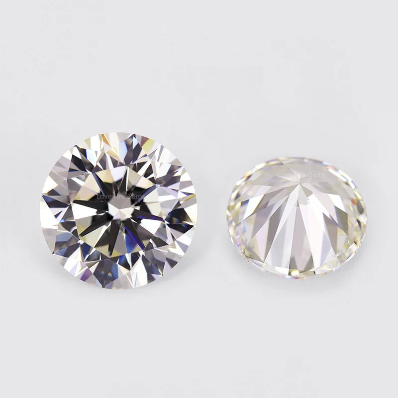 Wholesale Gra Moissanite Certificate GH VVS Lab Grown Moissanite Diamond White Round Cut Loose Moissanites