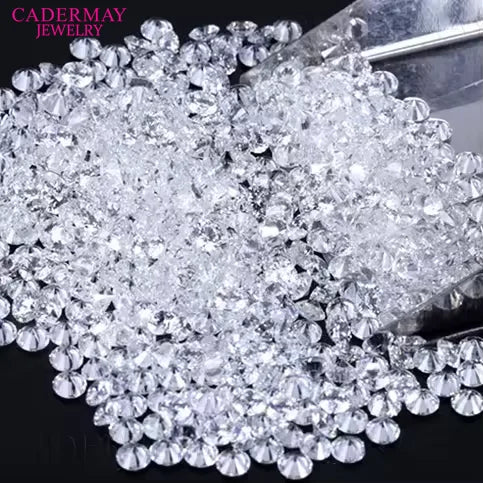 100% Real Melee Lab Grown Diamond 0.8-3.3mm Wholesale Price HPHT CVD D VS1 FG VS SI Gemstones for Jewelry Making