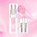 Custom LOGO Moisturizing Color Changing Lip Oil Makeup Shimmer Pink Lip Plumper Gloss