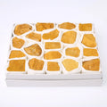 HZ Hot Sale Natural Healing Crystal Yellow Aventurine Mineral Specimen Stones Gift Set with Box