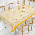 Hot Sale 100% Pvc Waterproof Oil-Proof Spill-Proof Vinyl Rectangle Tablecloth