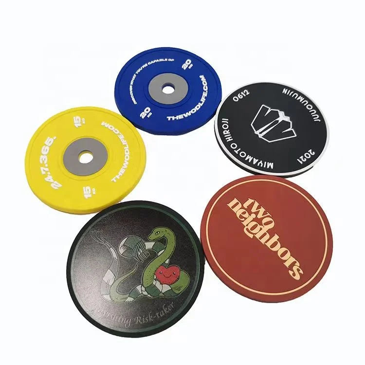 Customized Soft PVC Rubber Bar Beer Mats Black Waterproof PVC Bar Mats Wholesale Cheap Kitchen Coasters
