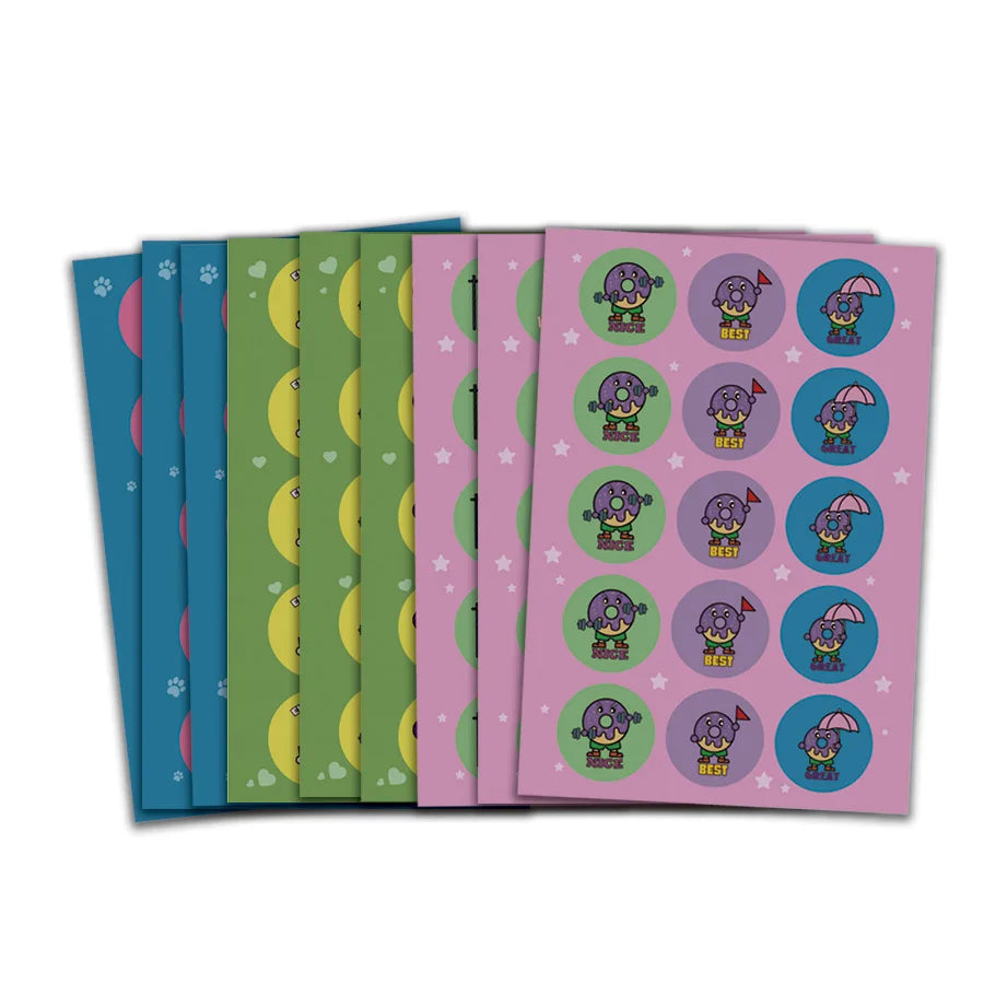 Scented Candle Accessories Customized Fruit Kids Long Lasting Scented Activity Sticker Book Scratch and Sniff Stickers