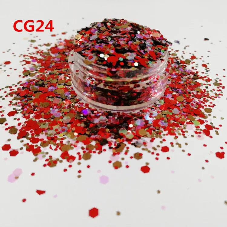Hot Sale Color Shifting Chameleon Pigment Powder Bulk Eyeshadow Cosmetic Grade Chunky Glitter Pigment/