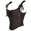 Lace up Overbust Corset Women Fashion Straps Cami Cropped Top Sleeveless Female Shaper Streetwear