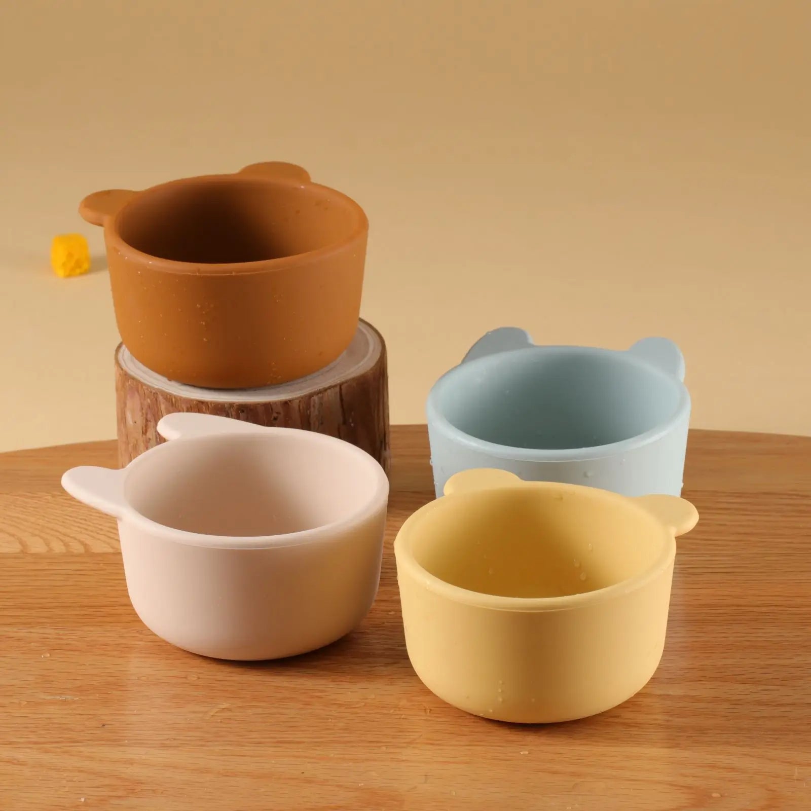 Factory Promotion Non-Toxic Unbreakable Baby Food Tray Silicone Baby Kids Bowl Dinnerware Baby Bowl