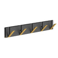 Good Price Premium Quality Black Gold Towel Hook for Bathroom Kitchen Balcony Foldable Coat Hooks Bathroom Metal