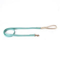 Durable Luxury Solid Leather Dog Leash with Scarf Decoration Eco-Friendly Pet Walking Lead