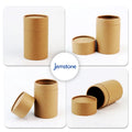 Factory Wholesale 100% Recycled Biodegradable Free Design Custom Color Printed Packaging Paper Tube with Lid