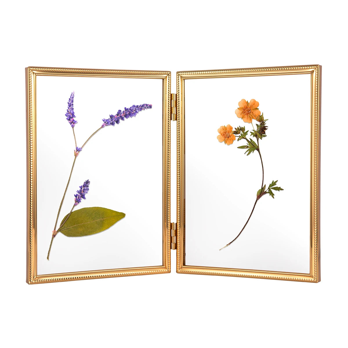 Customized Aibo Eco-Friendly Desktop Table Display Hinged Metal Folding Picture Photo Frames Gold Silver for Home Decoration