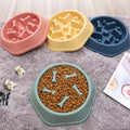 Durable Large Non-toxic Prevent Chock Feeding Food Slow Feeder Dog Bowl Pet Bowl