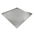 Customized High Quality Customized 3 Sided Flat Baking Tray Aluminium Welded Straight Corner Sheet Pan Cake plates
