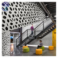 Modern Aluminum Perforated Carved Veneer Decorative Panel with PVDF Coating for Exterior Curtain Wall Facade Mall & Villa