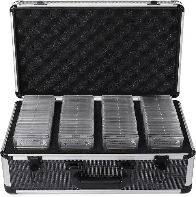 Durable Graded Card Case Storage Box Customizable Waterproof Trading Card Slab Carrying Case OEM & ODM Supported