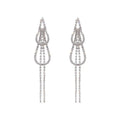 2025 Crystal wholesale sterling crystal rhinestone drop earring moissanite diamond earrings