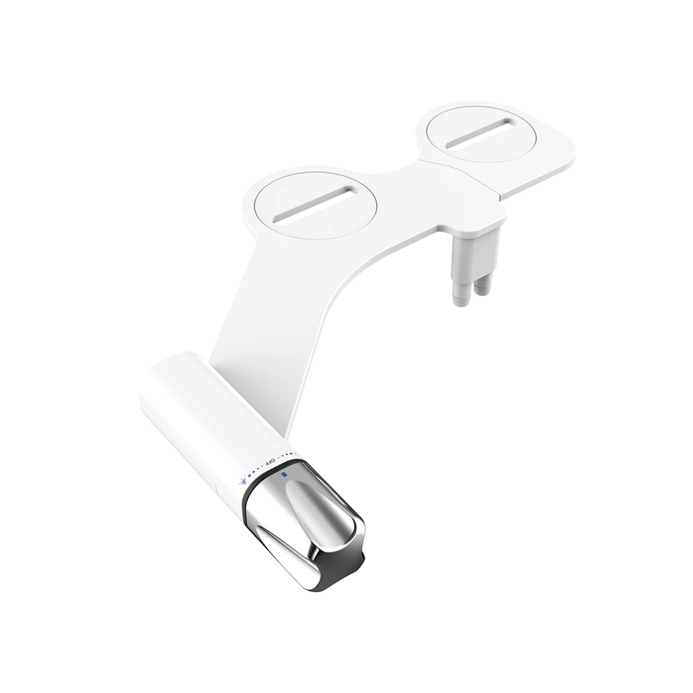 HaoEhhl OEM/ODM Wholesale Non-Electric Cold Water Bidet Attachment Dual Retractable Nozzles Detachable Design Ceramic Bathroom