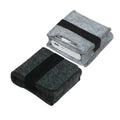 Customizable Polyester Felt Storage Case External Battery Pack Shockproof Organizer Bag for Computer Features Custom Bag Clips