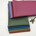 Classic Colorful Check Plaid Yarn-Dyed Polyester Cotton Woven Twill Fabric Poplin Breathable for Boys and Girls Dress Shirt