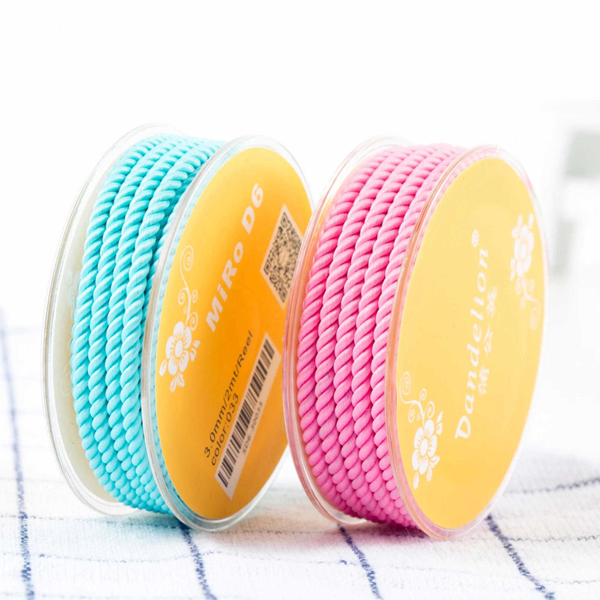 Milan Rope 2.5mm Polyester Lanyard Twisted Cord Jewelry Rope Accessories Round Braided Bracelet Necklace