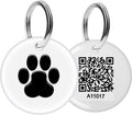 Wholesale  QR Code Pet Id Tag Pet Dog Cat Id Aluminum  Round Shape Charm Dog Tags DIY  Pet Shop Tags