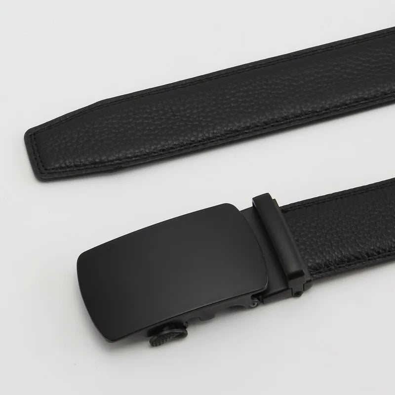 Men's Custom Design Belts Business Luxury Genuine Leather Belts Automatic Buckle Belt