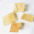 Wholesale Natural High Quality Iceland Spar Stone Optical Yellow Calcite Crystal Cube for Decorative