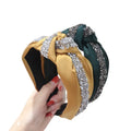 MIO Resin Crystal Headband for Women Hair Accessories With Diamond Girls Party Hair Clip for Adult Headband Accesorios Cabello