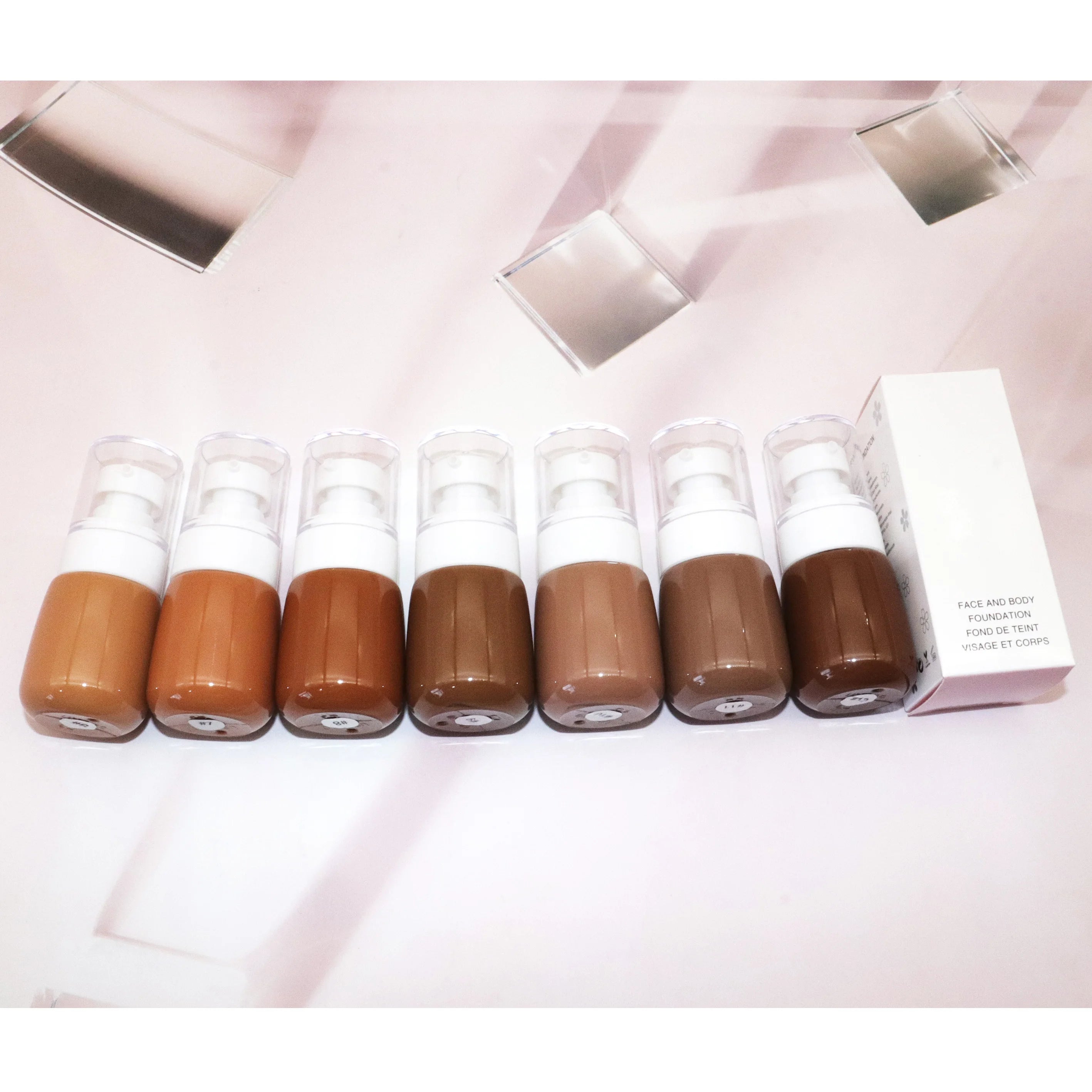 OEM ODM Long Lasting Matte Makeup Waterproof Liquid Foundation Private Label Liquid Full Coverage Foundation