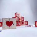 Elegant New Design Mystery Gift Box Mysterious Valentine Birthday Surprise Explosion Magnetic Lid Recyclable UV Coated Embossed