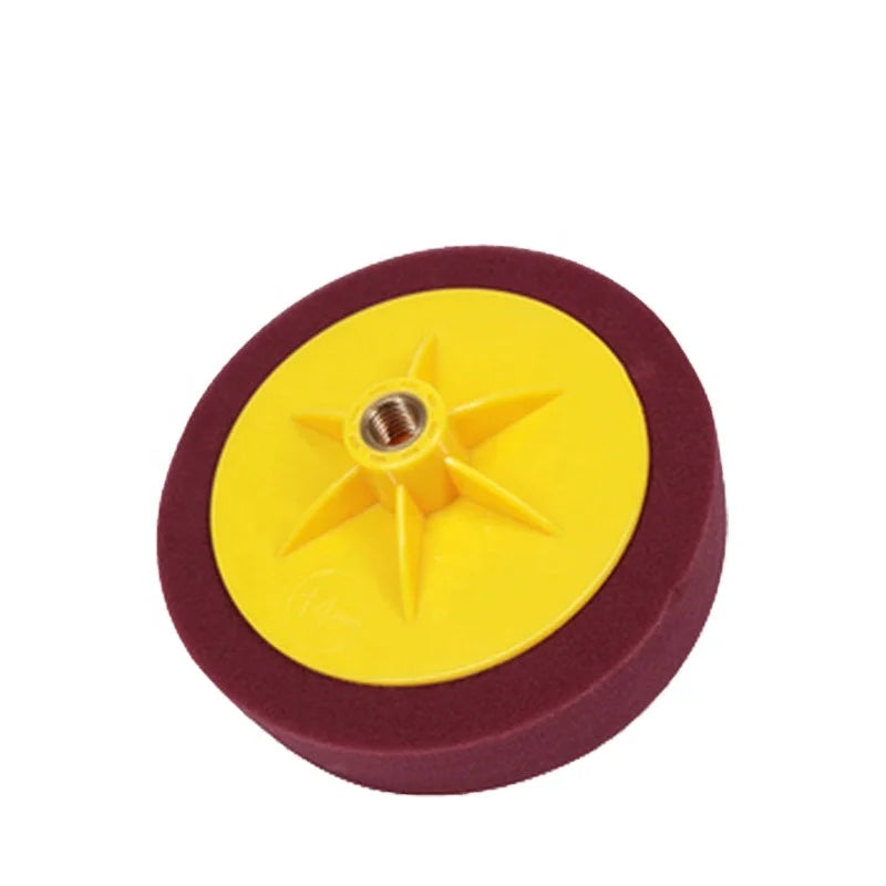6\" 14 Silk Sponge Wheel Customizable OEM Car Wax Casting Disc for Paint Scratches Repair and Polishing Beauty Sponge Wheel